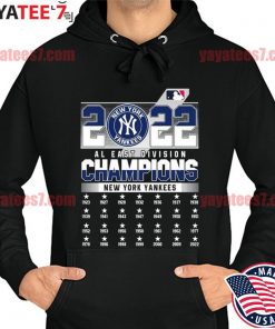 2022 Al East Division Champions New York Yankees 1923-2022 shirt, hoodie,  sweater, long sleeve and tank top