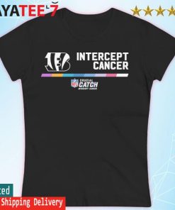 Cincinnati Bengals Intercept Cancer 2022 NFL Crucial Catch Shirt, hoodie,  sweater, long sleeve and tank top