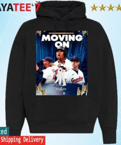 2022 cleveland Guardians Moving on 2022 Postseason poster s Hoodie