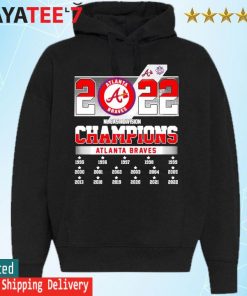 Atlanta Braves NL east champions 2022 signatures shirt, hoodie, sweater,  long sleeve and tank top