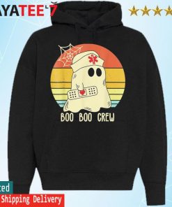 2022 vintage Boo Boo Crew Nurse Funny Halloween 2022 Nursing Spooky T-Shirt Hoodie