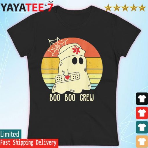 2022 vintage Boo Boo Crew Nurse Funny Halloween 2022 Nursing Spooky T-Shirt Women's T-shirt