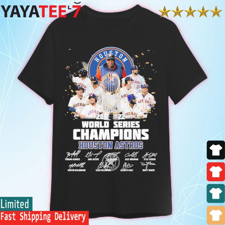 Team Houston Astros 2022 World Series Champions Signatures shirt, hoodie,  sweater, long sleeve and tank top