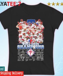 Philadelphia Phillies 2022 World Series Champions Signatures shirt