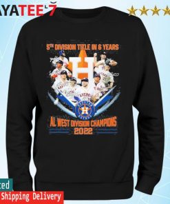 5th division title in 6 years Houston Astros al west division champions  2022 signatures shirt, hoodie, sweater, long sleeve and tank top