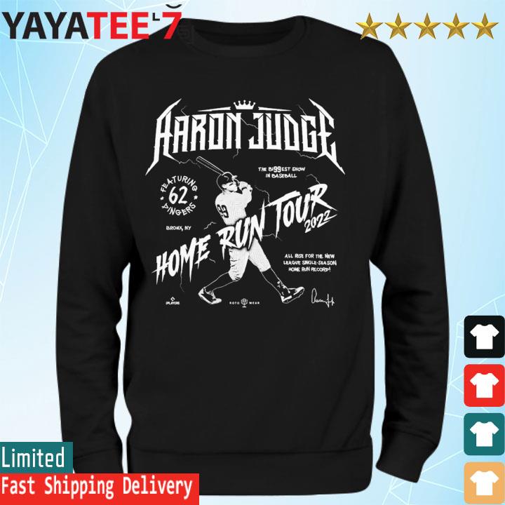 Yankees Aaron Judge 62 Home Runs The house that Judge built signatures shirt,  hoodie, sweater, long sleeve and tank top