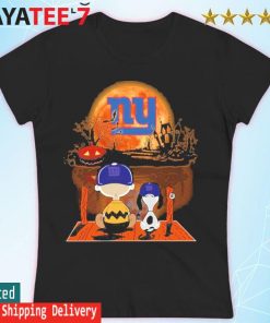 New York Giants Snoopy Halloween Shirt - High-Quality Printed Brand