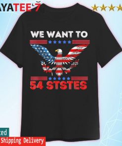 Biden We Went To 54 States American flag shirt