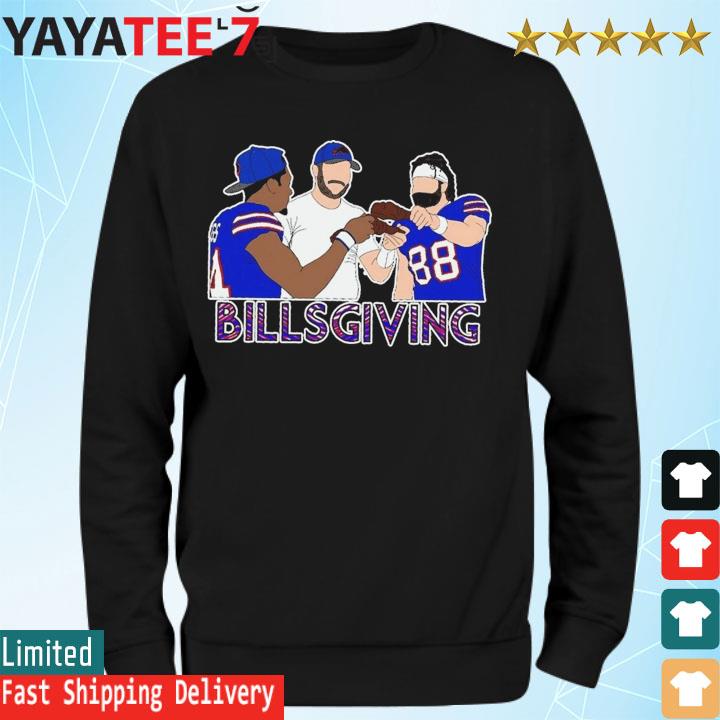 Billsgiving Buffalo Bills Shirt - Thanksgiving Cool Style Unisex Hoodie  Crewneck