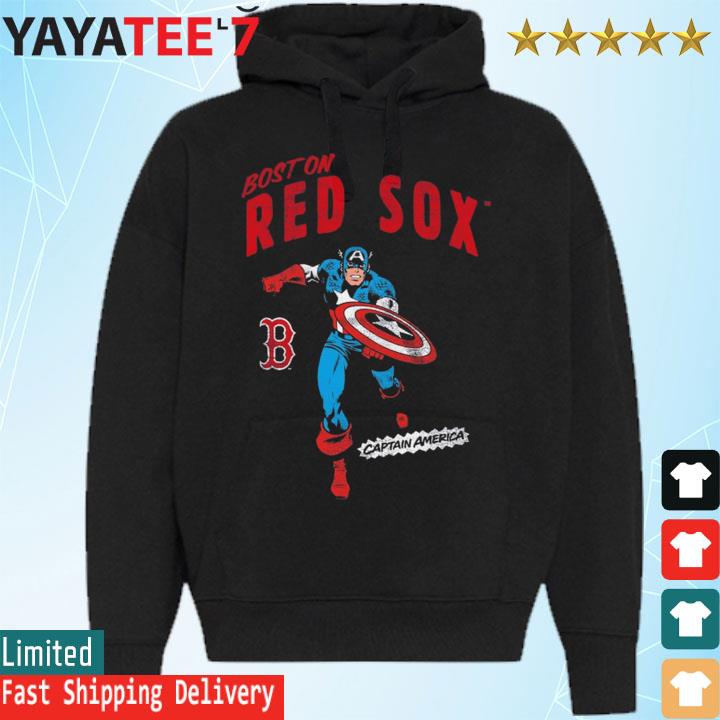 Boston Red Sox Youth Team Captain America Marvel T-Shirt, hoodie