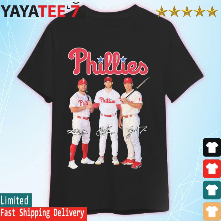 Official philadelphia Phillies Bryce Harper Signature T-Shirts, hoodie,  tank top, sweater and long sleeve t-shirt