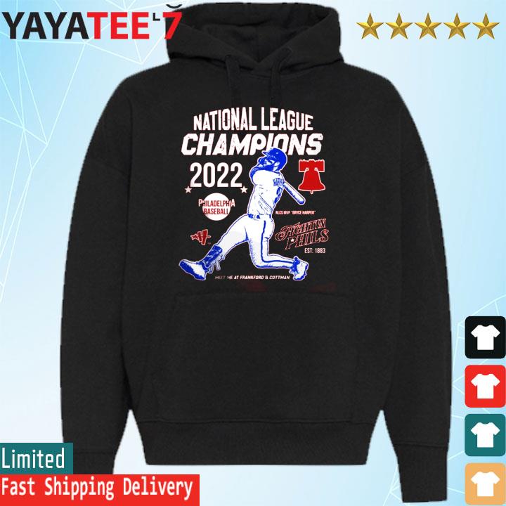 Bryce Harper Philadelphia Phillies 2022 National League Champions MVP shirt,  hoodie, sweater, long sleeve and tank top