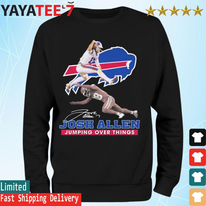 Buffalo Bills Josh Allen Jumping over things signature shirt