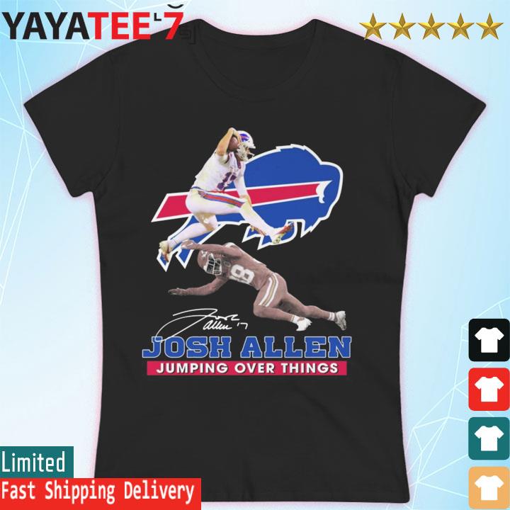 Buffalo Bills Josh Allen Jumping Logo Hooded sweatshirt