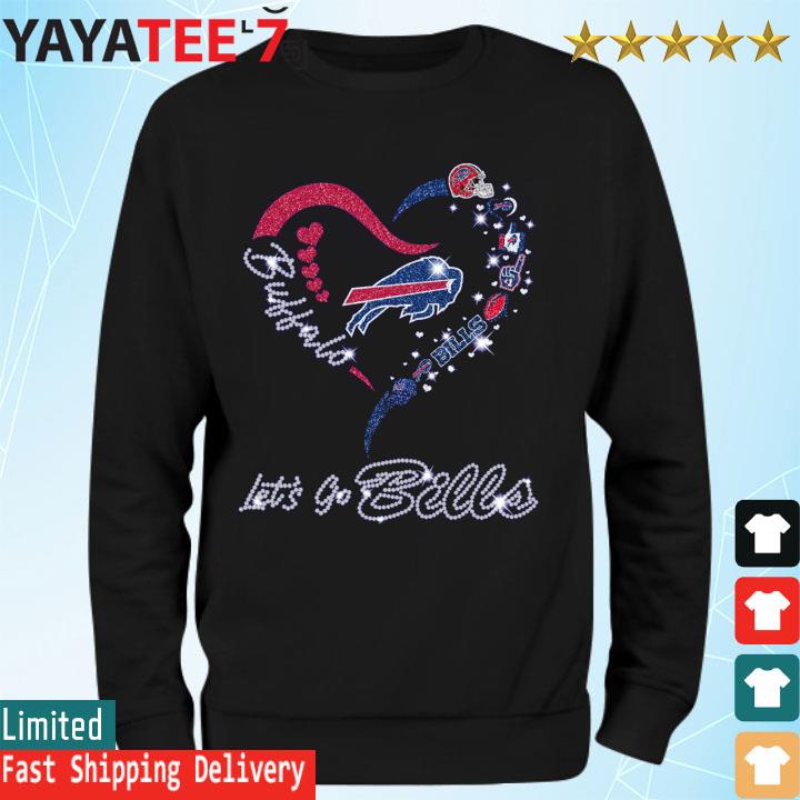 Buffalo Bills logo heart Let's go Bills Shirt, hoodie, sweater