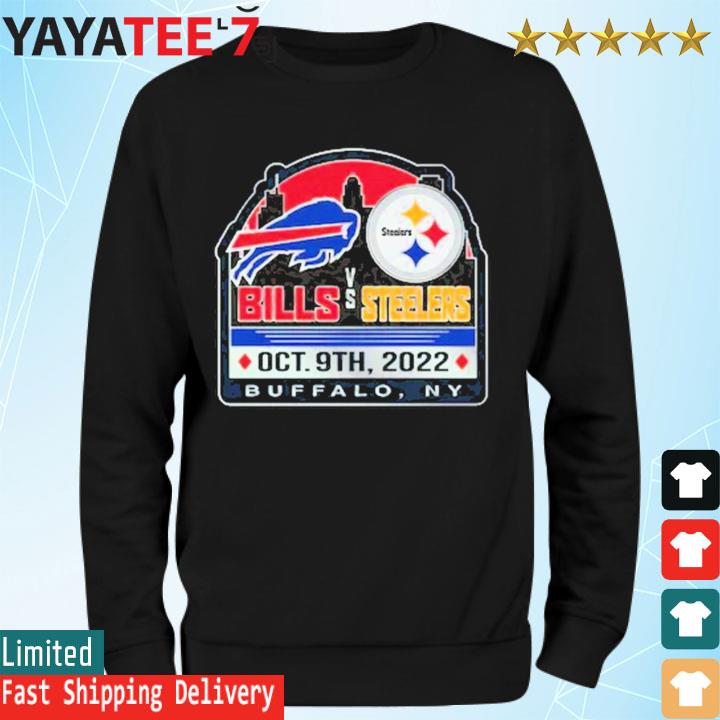 Buffalo Bills vs Pittsburgh Steelers 2022 logo shirt, hoodie