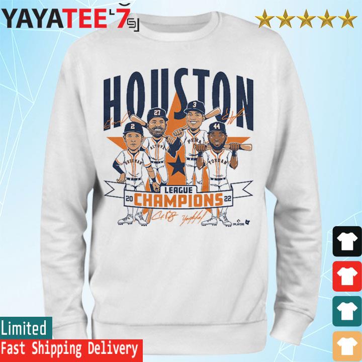 Houston Astros 2022 League Champions Caricature Shirt and Hoodie