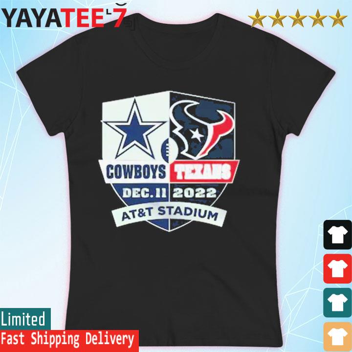 Dallas Cowboys vs Houston Texans Dec 11 2022 At At&T Stadium T-shirt -  Kaiteez