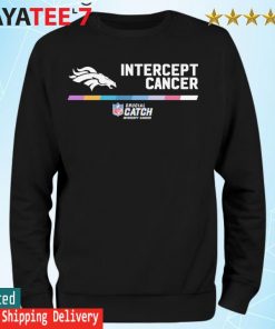 women nfl intercept cancer hoodie