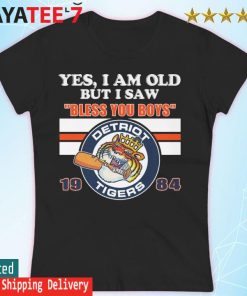 Vintage Detroit Tigers Baseball Bless You Boys Single Stitch T-Shirt Iconic!