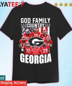 Georgia Bulldogs team football god family country Georgia shirt