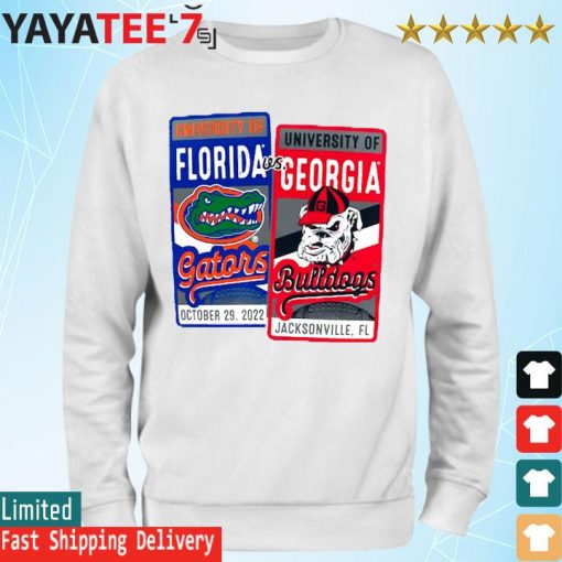 Georgia Bulldogs Vs. Florida Gators October 29 2022 Football Matchup T-s Sweatshirt