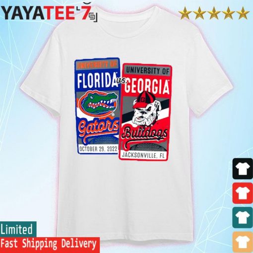 Georgia Bulldogs Vs. Florida Gators October 29 2022 Football Matchup T-shirt
