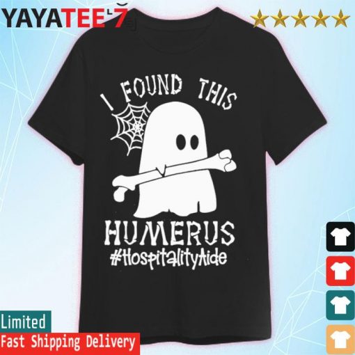 Ghost I found this Femurus #Hospitality Aide Halloween shirt