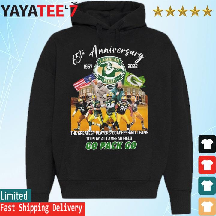 Green bay packers 65th anniversary 1957 2022 the greatest player