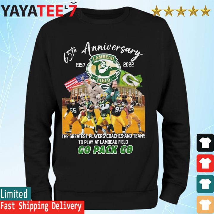 Green Bay Packers 65th anniversary 1957-2022 Lambeau Field Stadium shirt,  hoodie, sweater, long sleeve and tank top