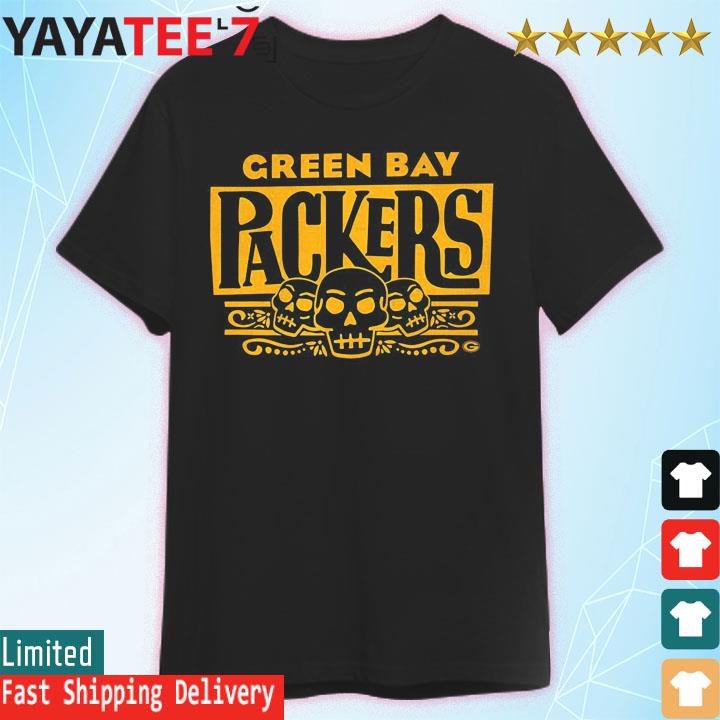 Green bay packers sugar skull shirt, hoodie, sweater, long sleeve and tank  top