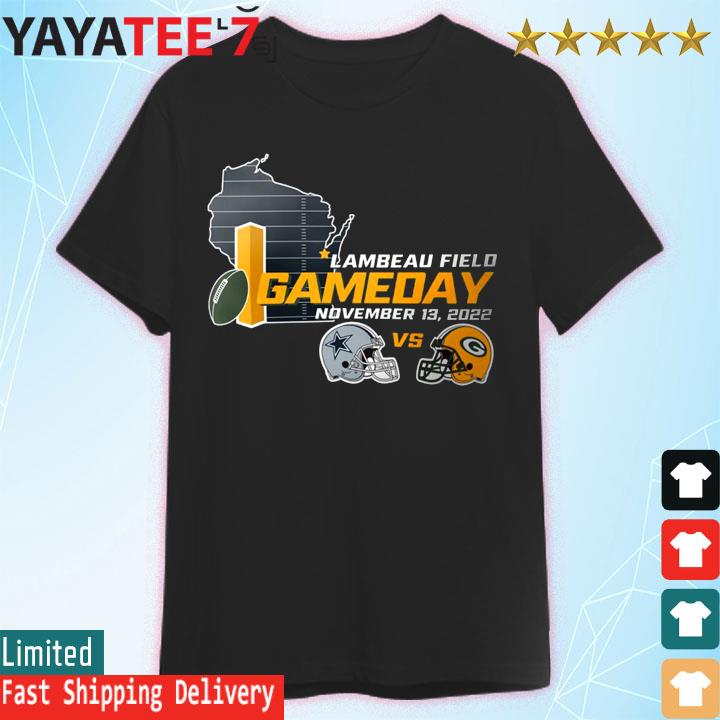 Green Bay Packers Vs. Dallas Cowboys lambeau field gameday 2022 shirt,  hoodie, sweater, long sleeve and tank top