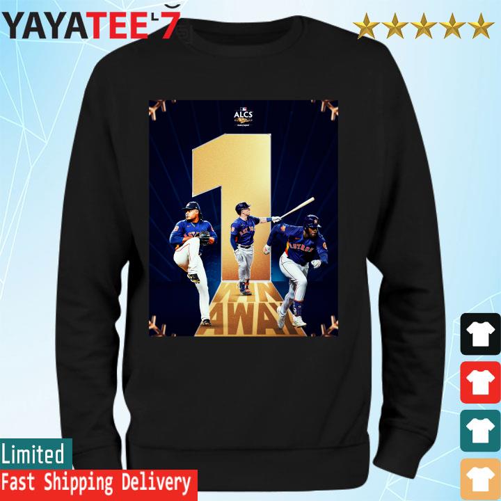 Official Houston Astros 1 Win Away From the world Series 2022 shirt, hoodie,  sweater, long sleeve and tank top