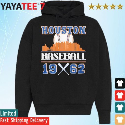 Houston Astros Mascot 1962 Houston Skyline Shirt, hoodie