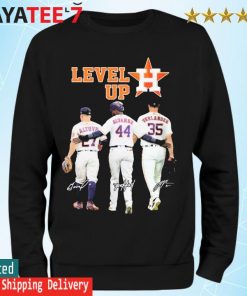 Astros T-Shirt Level Up Altuve Alvarez Verlander Signatures Houston Astros  Gift - Personalized Gifts: Family, Sports, Occasions, Trending