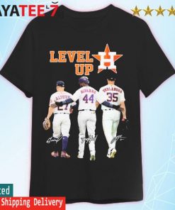 Astros T-Shirt Level Up Altuve Alvarez Verlander Signatures