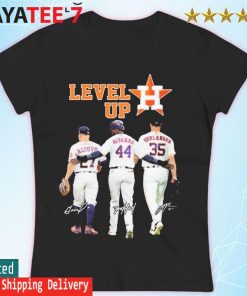 Astros T-Shirt Level Up Altuve Alvarez Verlander Signatures