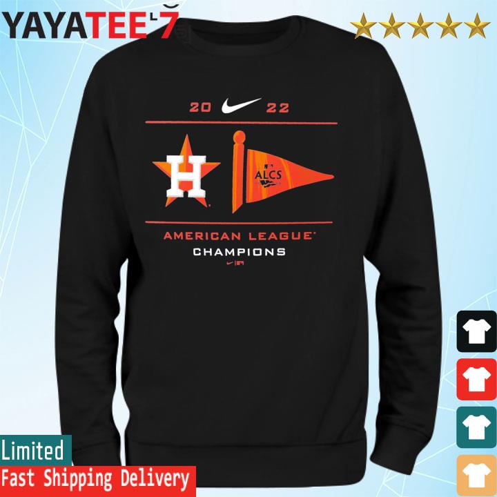 Houston astros nike 2022 American league champions pennant shirt, hoodie,  sweater, long sleeve and tank top