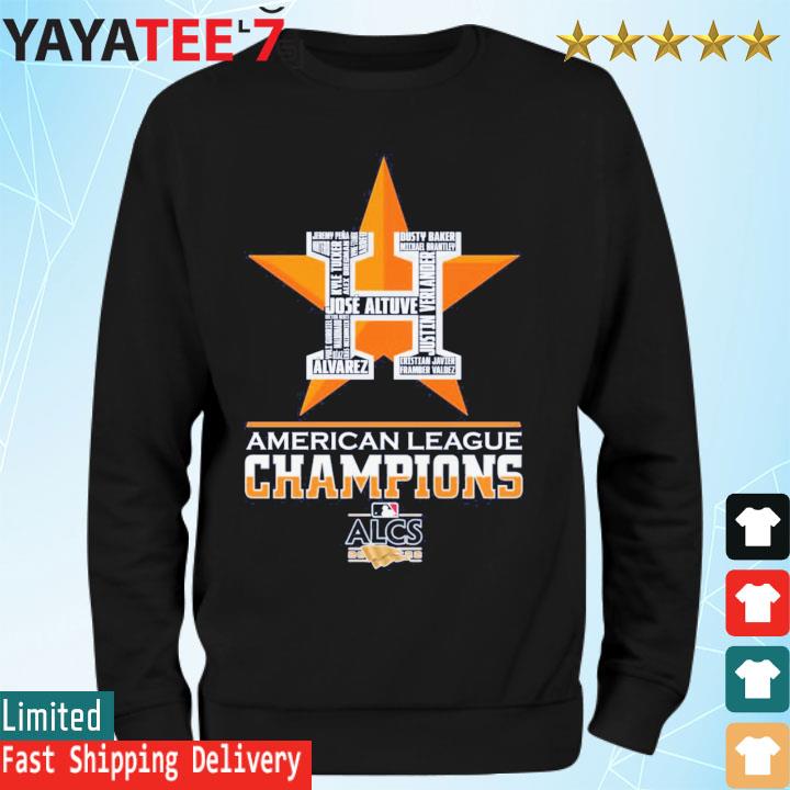 Houston astros alcs 2022 American league champions shirt, hoodie