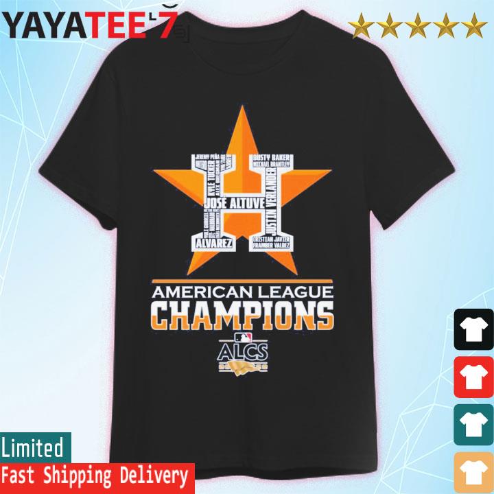 Houston Astros World Series Champions button down shirt. Players names