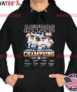 Houston Astros 2022 al west champions signatures shirt, hoodie, longsleeve  tee, sweater