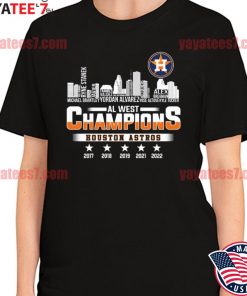 Houston Astros Skyline 2022 World Series Champions 2017-2022 shirt
