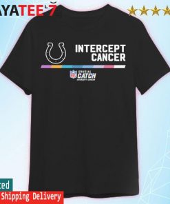 NFL Indianapolis Colts Crucial Catch Intercept Cancer T-Shirt