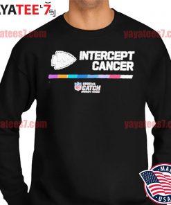 Kansas City Chiefs NFL Intercept Cancer Crucial Catch Hoodie