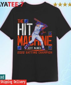 Jeff McNeil: The Hit Machine Shirt -MLBPA- Athlete Logos + BreakingT