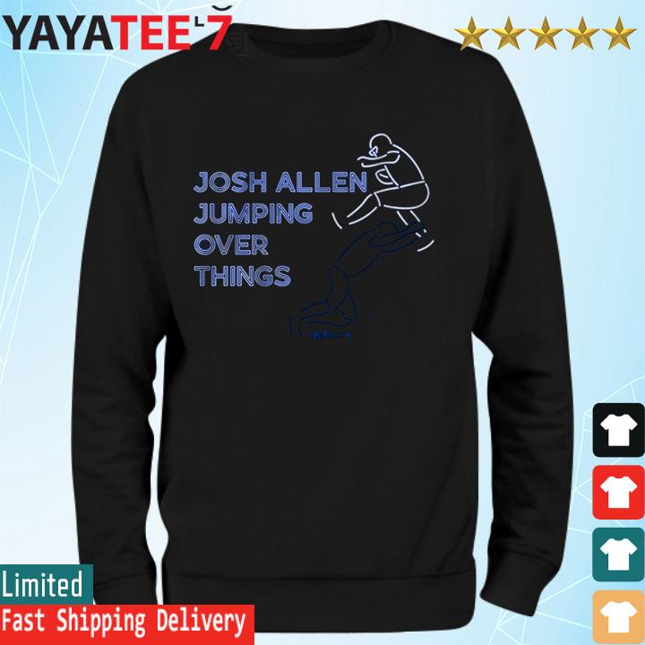 josh allen jumping shirt