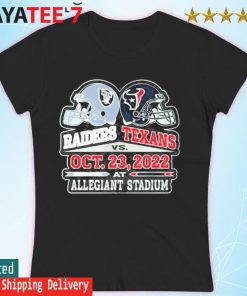 Las Vegas Raiders vs Houston Texans OCT 23 2022 At Allegiant Stadium shirt,  hoodie, sweater, long sleeve and tank top