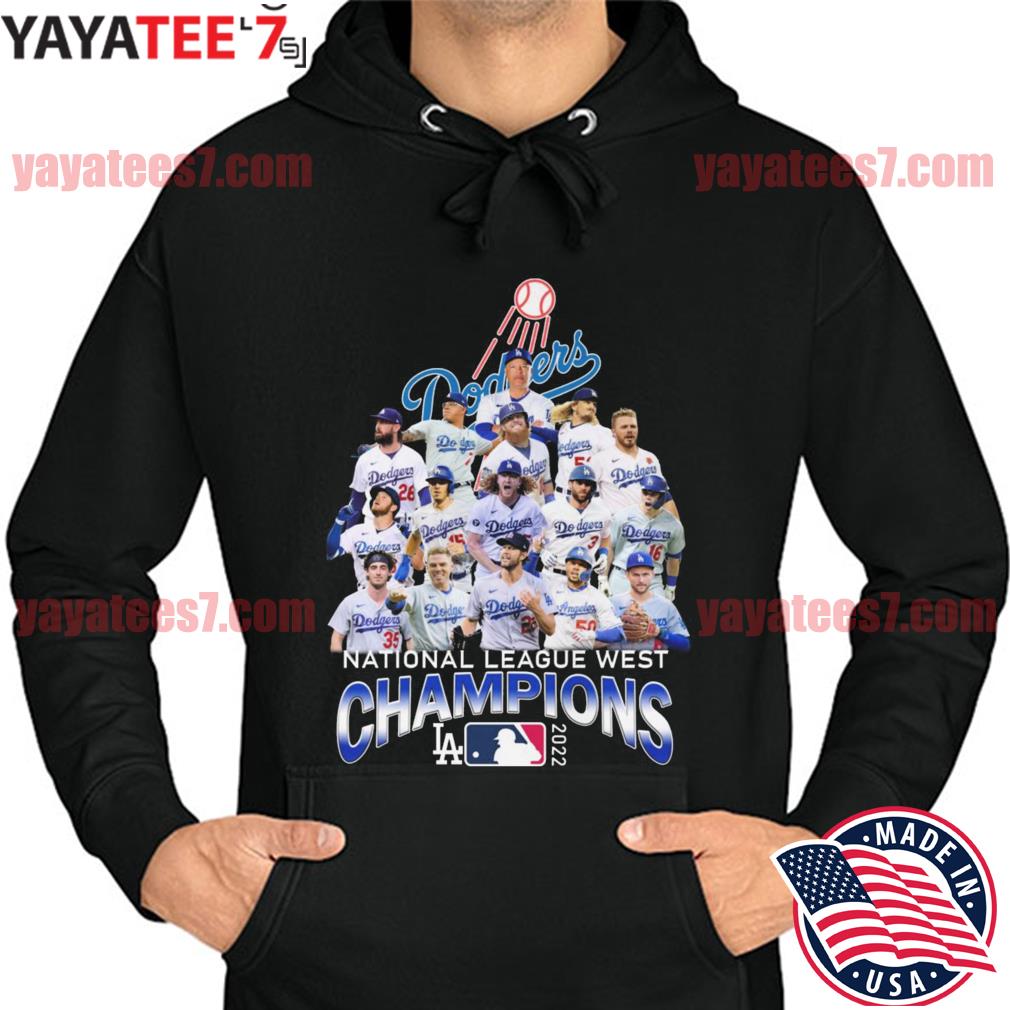 Los Angeles Dodgers National League West Champions 2020 signatures shirt,  hoodie, sweater, long sleeve and tank top