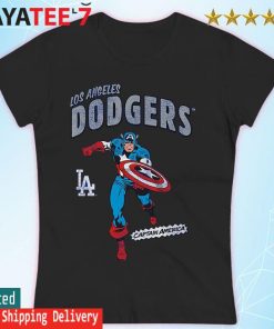 Los Angeles Dodgers Youth Team Captain America Marvel T-Shirt, hoodie,  sweater, long sleeve and tank top
