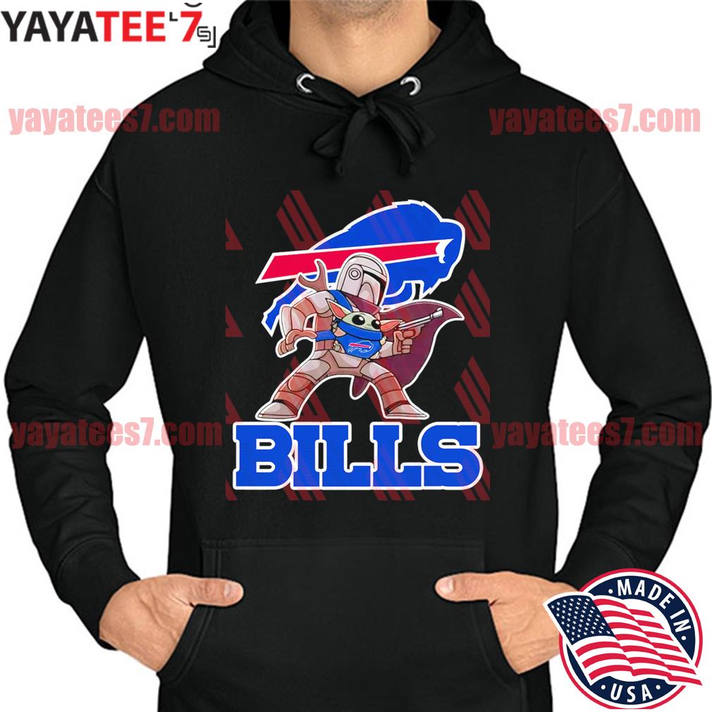 Mandalorian and Baby Yoda Buffalo bill fans NFL shirt, hoodie, sweater,  long sleeve and tank top